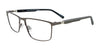 EasyClip EC651 Eyeglasses with Clip-on Sunglasses | Size 55 / Steel