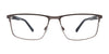 EasyClip EC651 Eyeglasses with Clip-on Sunglasses | Size 55 / Black