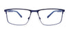 EasyClip EC651 Eyeglasses with Clip-on Sunglasses | Size 55 / Black