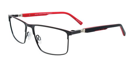 EasyClip EC651 Eyeglasses with Clip-on Sunglasses Black