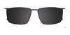 EasyClip EC651 Eyeglasses with Clip-on Sunglasses | Size 55 / Clip Only (Color №050)