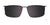 EasyClip EC651 Eyeglasses with Clip-on Sunglasses | Size 55 / Clip Only (Color №050)