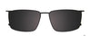 EasyClip EC651 Eyeglasses with Clip-on Sunglasses | Size 55 / Clip Only (Color №090)