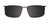 EasyClip EC651 Eyeglasses with Clip-on Sunglasses | Size 55 / Clip Only (Color №090)