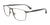 EasyClip EC652 Eyeglasses with Clip-on Sunglasses | Size 56 / Steel & Black