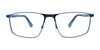EasyClip EC652 Eyeglasses with Clip-on Sunglasses | Size 56 / Black & Red