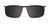 EasyClip EC652 Eyeglasses with Clip-on Sunglasses | Size 56 / Clip Only (Color №090)