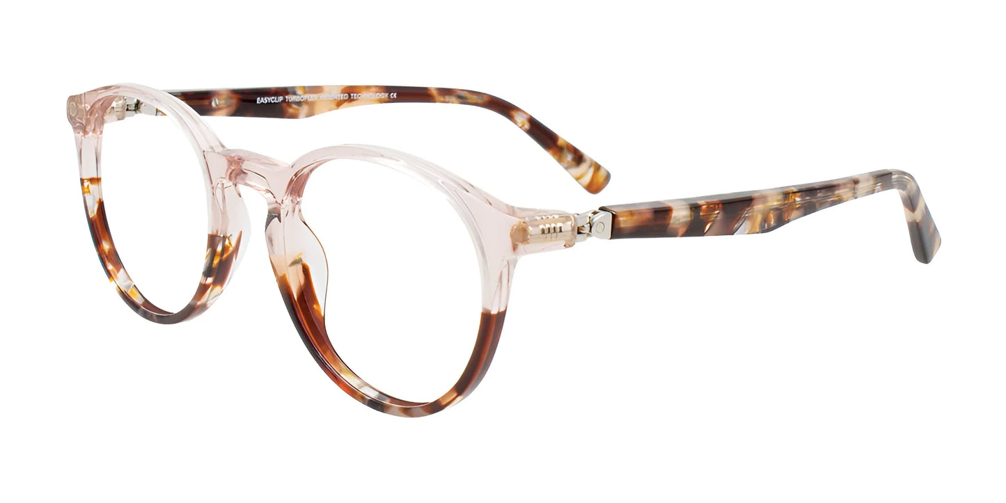 EasyClip EC656 Eyeglasses Milky Purple & Tortoise