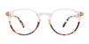 EasyClip EC656 Eyeglasses | Size 45 / Milky Purple & Tortoise