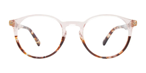 EasyClip EC656 Eyeglasses / Size 45 / Milky Purple & Tortoise