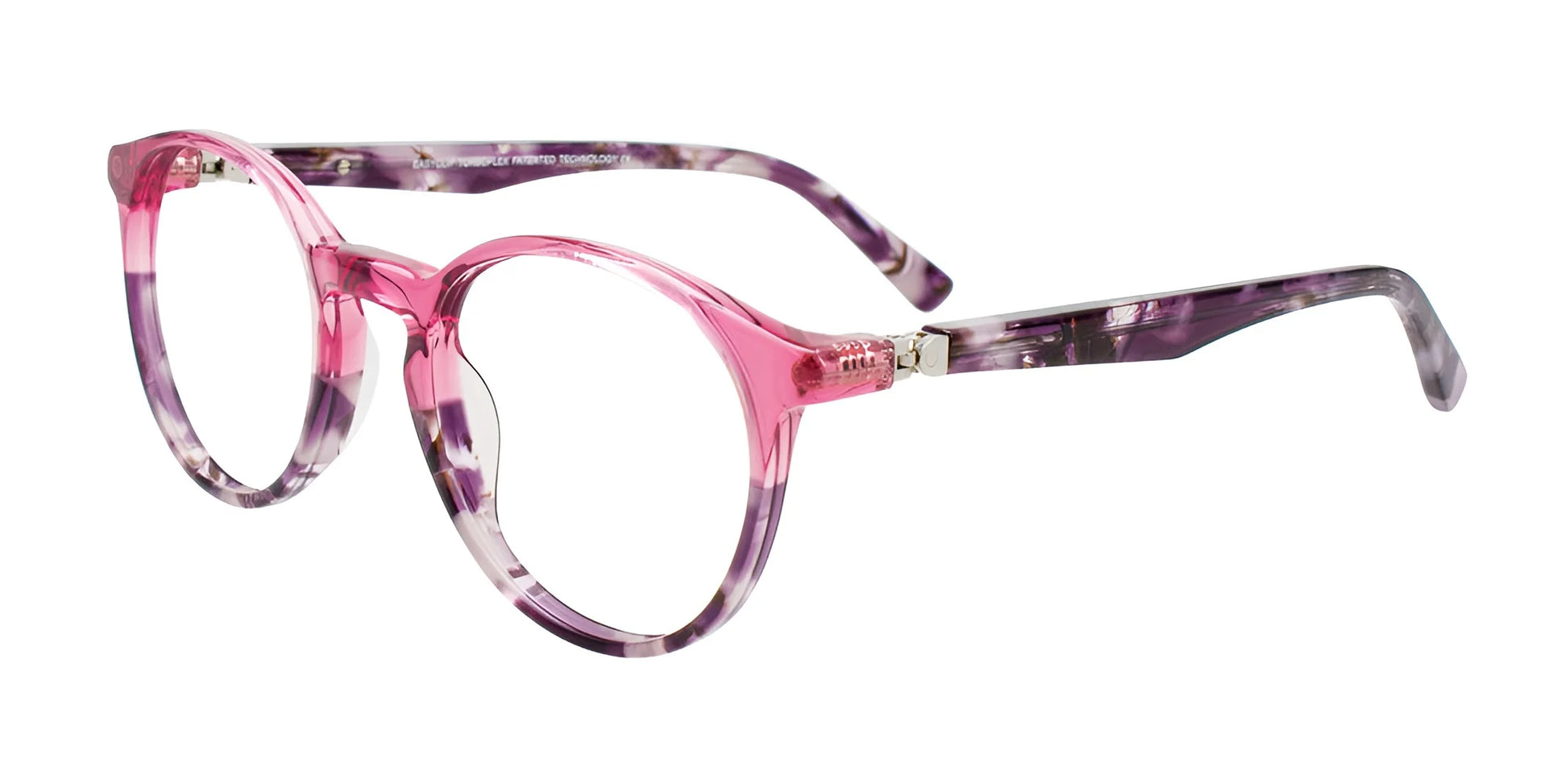 EasyClip EC656 Eyeglasses Tr. Pink & Tortoise
