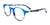 EasyClip EC656 Eyeglasses | Size 45 / Tr. Blue & Blue Tortoise