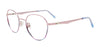 EasyClip EC657 Eyeglasses | Size 46 / Shiny Pink Gold & Blue Tortoise
