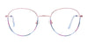 EasyClip EC657 Eyeglasses | Size 46 / Shiny Gold & Pink Tort