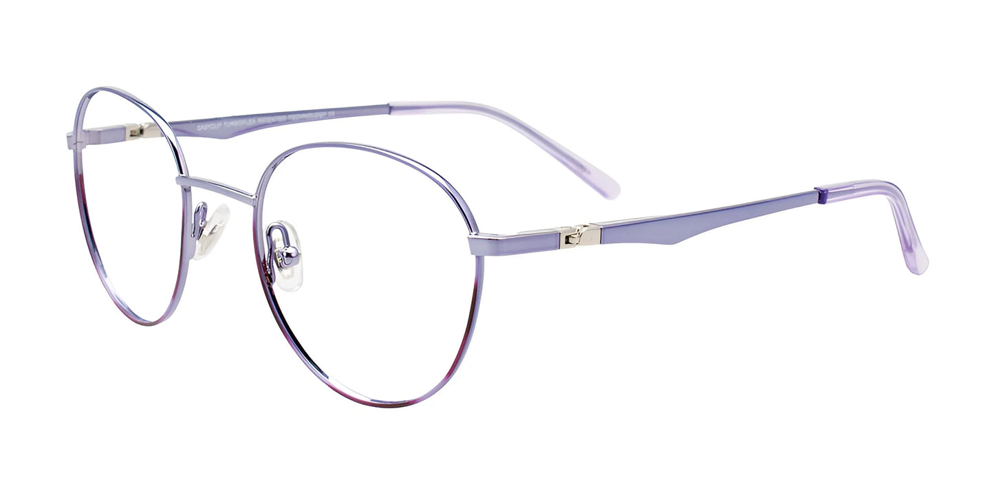 EasyClip EC657 Eyeglasses Shiny Lilac & Purple Tort