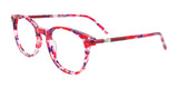 EasyClip EC658 Eyeglasses Red & Purple