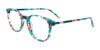 EasyClip EC658 Eyeglasses | Size 47 / Teal & Brown