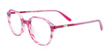 EasyClip EC659 Eyeglasses Transparent Bright Pink & Lilac