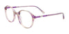 EasyClip EC659 Eyeglasses | Size 43 / Transparent Purple & Light Beige