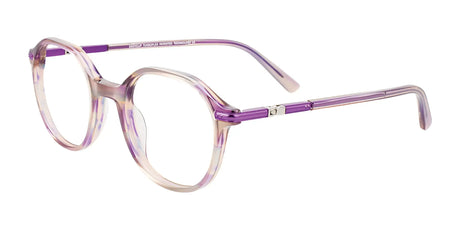 EasyClip EC659 Eyeglasses Transparent Purple & Light Beige