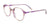 EasyClip EC659 Eyeglasses | Size 43 / Transparent Purple & Light Beige