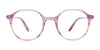 EasyClip EC659 Eyeglasses | Size 43 / Transparent Bright Pink & Lilac