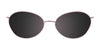 EasyClip EC660 Eyeglasses with Clip-on Sunglasses | Size 51 / Lilac & Red