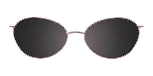 EasyClip EC660 Eyeglasses with Clip-on Sunglasses / Size 51 / Lilac & Red