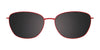 EasyClip EC661 Eyeglasses with Clip-on Sunglasses | Size 54 / Blue & Pink Gold
