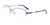 EasyClip EC661 Eyeglasses with Clip-on Sunglasses | Size 54 / Blue & Pink Gold