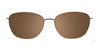 EasyClip EC661 Eyeglasses with Clip-on Sunglasses | Size 54 / Clip Only (Color №010)