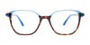 EasyClip EC663 Eyeglasses | Size 49 / Marble Red & Tr. Red