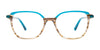 EasyClip EC663 Eyeglasses | Size 49 / Marble Red & Tr. Red