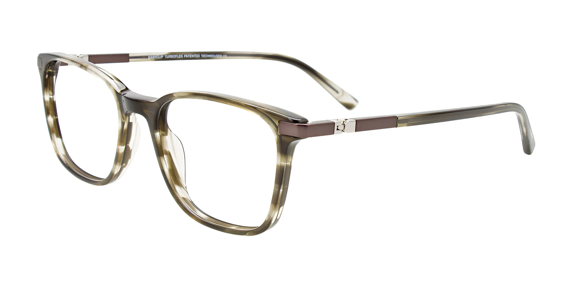 EasyClip EC664 Eyeglasses Transparent Marble Grey