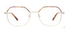 EasyClip EC665 Eyeglasses with Clip-on Sunglasses | Size 51 / Blue & Silver/Dark Blue Tortoise