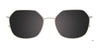 EasyClip EC665 Eyeglasses with Clip-on Sunglasses | Size 51 / Blue & Silver/Dark Blue Tortoise