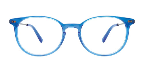 EasyClip EC667 Eyeglasses / Size 48 / Transparent Blue