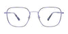 EasyClip EC668 Eyeglasses | Size 48 / Dusty Pink & Tortoise Blue