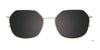 EasyClip EC669 Eyeglasses with Clip-on Sunglasses | Size 52 / Transparent Dark Purp & Purple