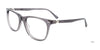EasyClip EC670 Eyeglasses with Clip-on Sunglasses | Size 54 / Transparent Grey