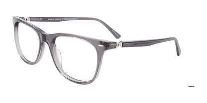 EasyClip EC670 Eyeglasses with Clip-on Sunglasses Transparent Grey