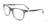 EasyClip EC670 Eyeglasses with Clip-on Sunglasses | Size 54 / Transparent Grey