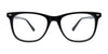 EasyClip EC670 Eyeglasses with Clip-on Sunglasses | Size 54 / Black