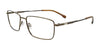 EasyClip EC672 Eyeglasses | Size 59 / Shiny Khaki