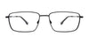 EasyClip EC672 Eyeglasses | Size 59 / Satin Black