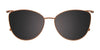 EasyClip EC673 Eyeglasses with Clip-on Sunglasses | Size 51 / Brown & Turquoise Mix Design