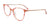 EasyClip EC673 Eyeglasses with Clip-on Sunglasses | Size 51 / Pink & Peach Mix Design