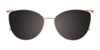 EasyClip EC673 Eyeglasses with Clip-on Sunglasses | Size 51 / Brown & Turquoise Mix Design