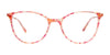 EasyClip EC673 Eyeglasses with Clip-on Sunglasses | Size 51 / Brown & Turquoise Mix Design
