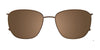 EasyClip EC674 Eyeglasses with Clip-on Sunglasses | Size 54 / Clip Only (Color №010)